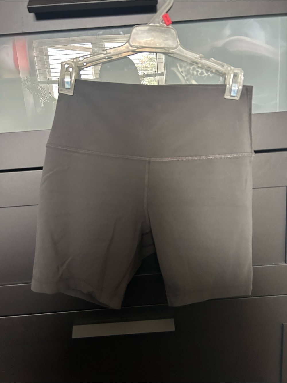 High-Waist Grey Lululemon Women’s Shorts